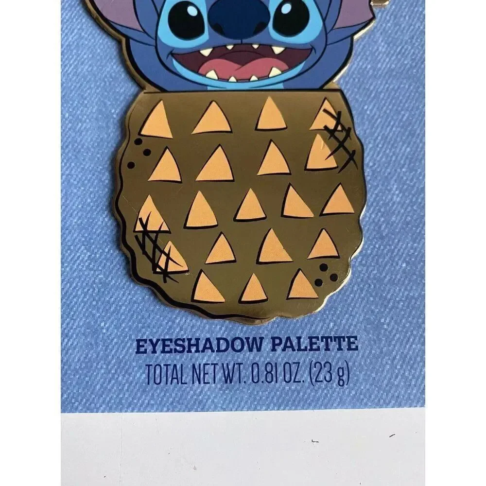 DISNEY Stitch In A Pineapple 12 Color EyeShadow Palette With Mirror Taste Beauty
